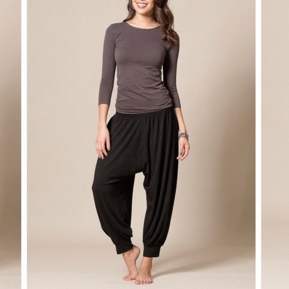 EARTHBOUND Pants - Earthbound Black Harem Pants (L)